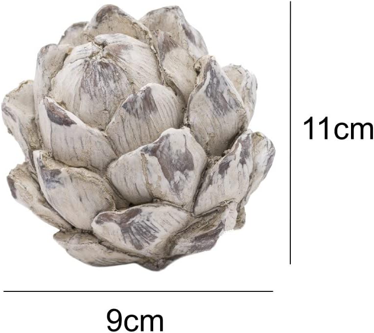Britalia Antique White Distressed Ceramic Vintage Decorative Artichoke | 9cm Diameter | New Home Gift | Birthday Present - Image 5