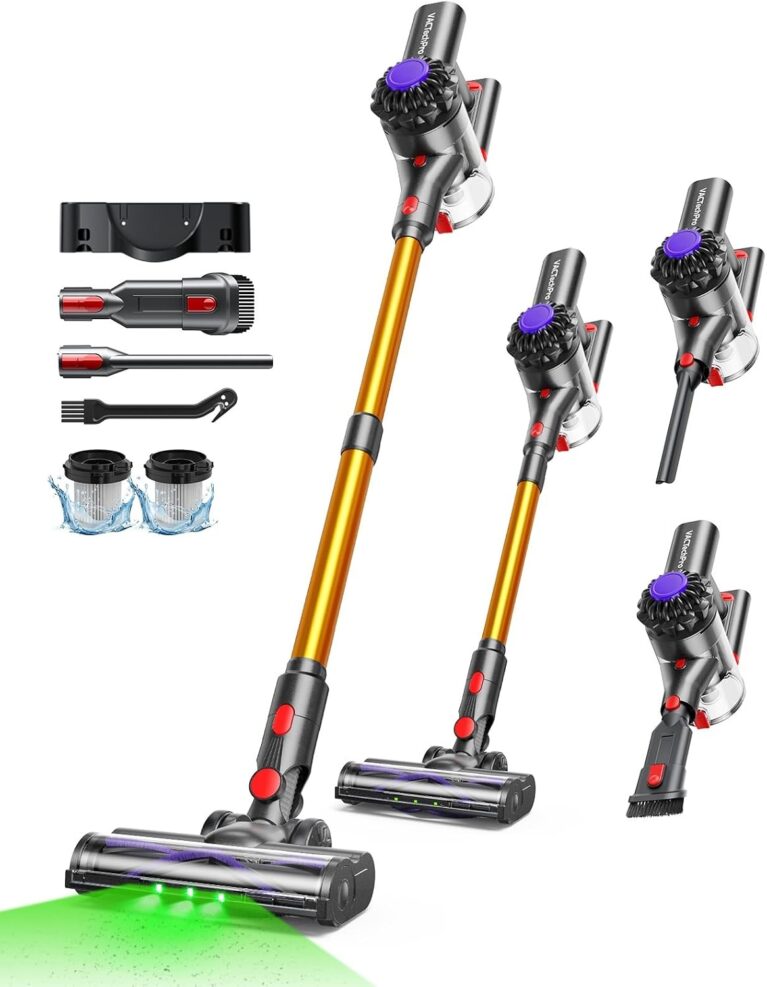 VACTechPro Cordless Vacuum Cleaner, Lightweight Powerful for Pet Hair Home