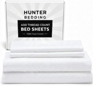 400 TC Pure Cotton Bed Sheets Set S...