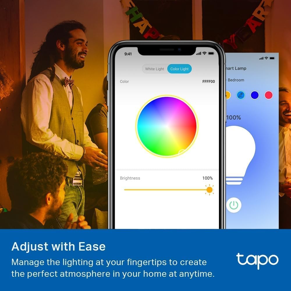 Tapo L530B(2-Pack) B22 Smart Bulb Multicolour Dimmable LED Light Bulb - Image 3