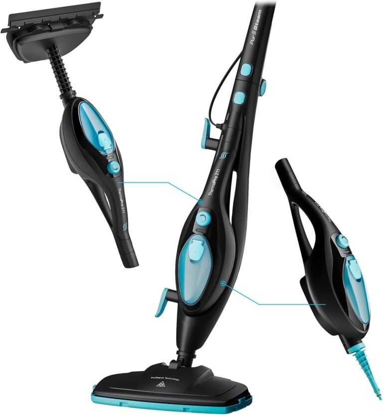 PurSteam 10in1 Steam Mop Detachable Steam Cleaner for Floor, Tile, Hardwood
