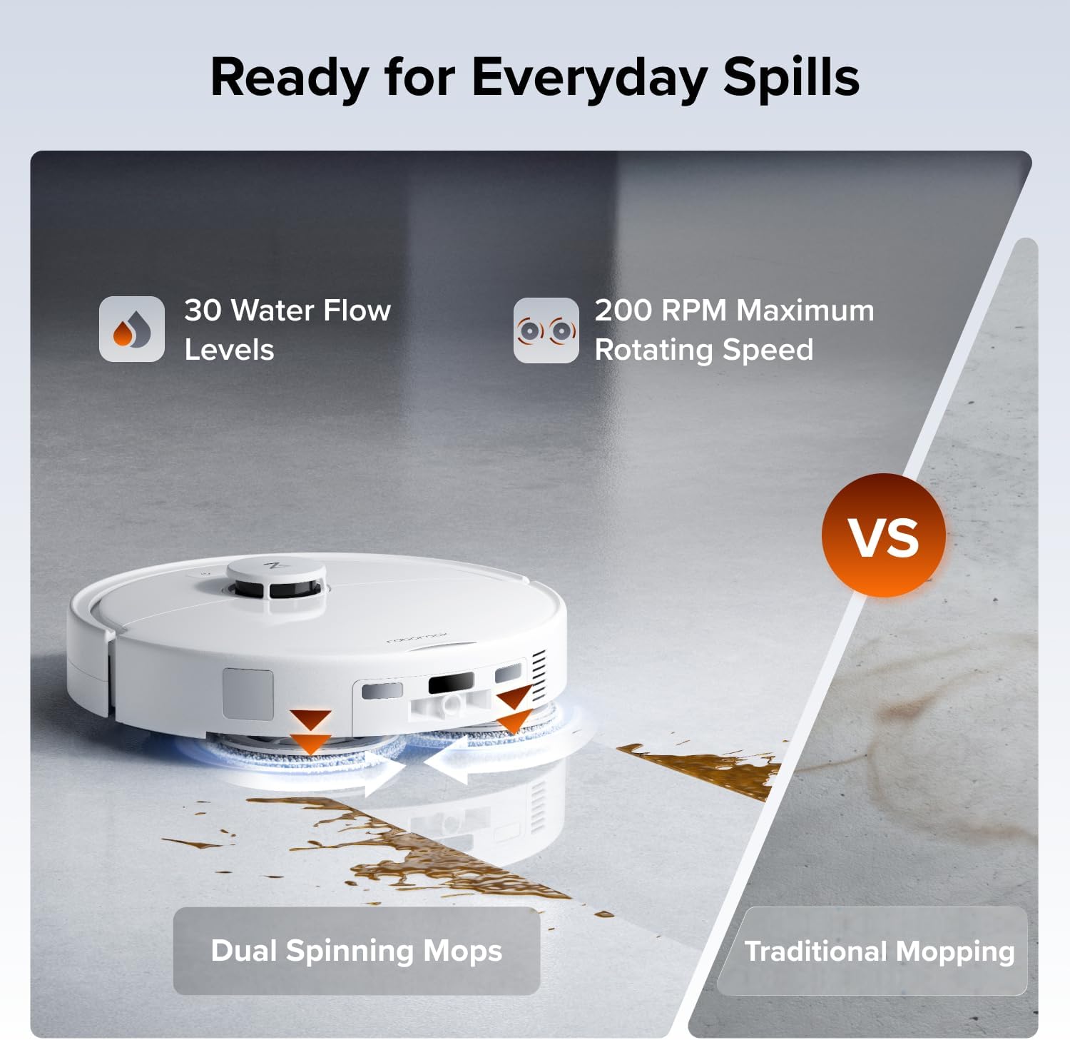 roborock Qrevo 2 Pro Robot Vacuum Cleaner with Mop, 25,000 Pa HyperSuction - Image 8