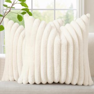 decorUhome Faux Fur Cushion Covers ...