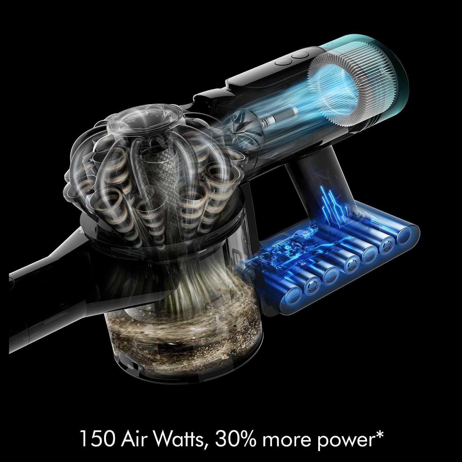 Dyson V10 Konical™ Cordless Vacuum – 150 Air Watts, Powerful Suction, Anti‑Tangle Technology, Detects Invisible Dust, 2‑in‑1 Floor & Handheld - Image 4