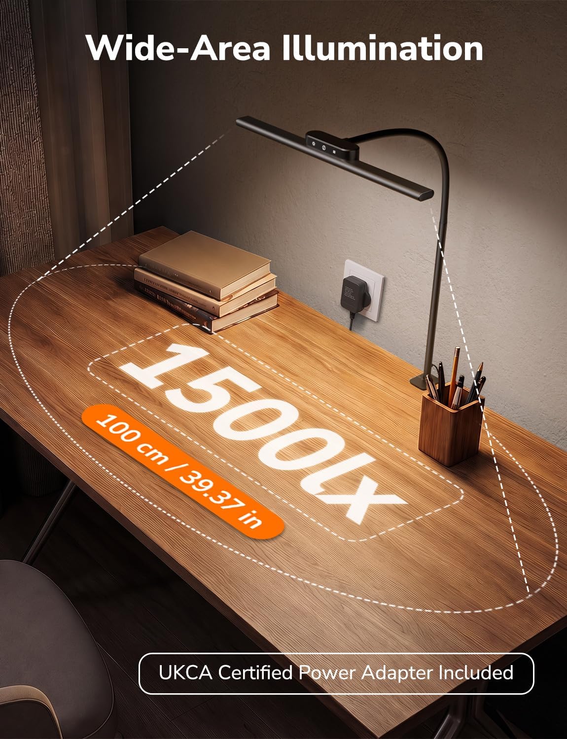 Lepro Clamp Desk Lamp, 700lm Dimmable Eye-Caring LED Desk Light for Monitor - Image 2