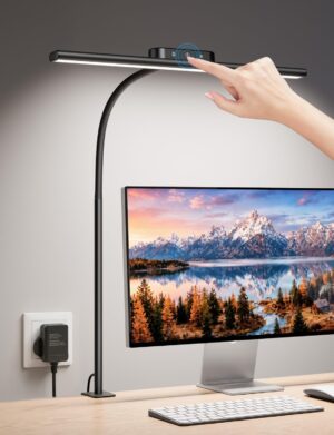Lepro Clamp Desk Lamp, 700lm Dimmab...