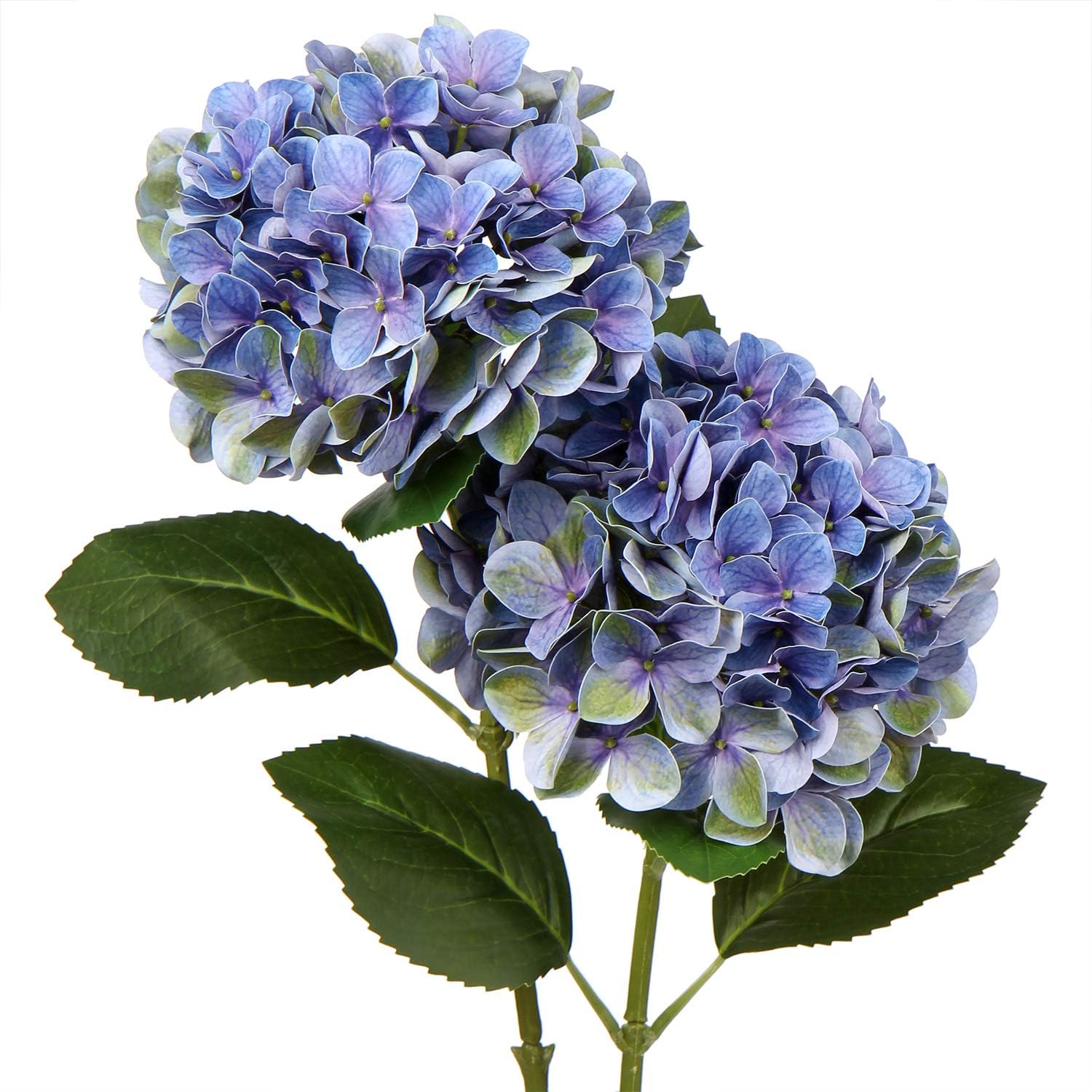 Briful Hydrangea Artificial Flowers Real Touch Hydrangea Flowers 24.8" Tall Fake Flowers Hydrangea Plants Long Stem Artificial Flowers Outdoor, Garden Wedding, Home Decor