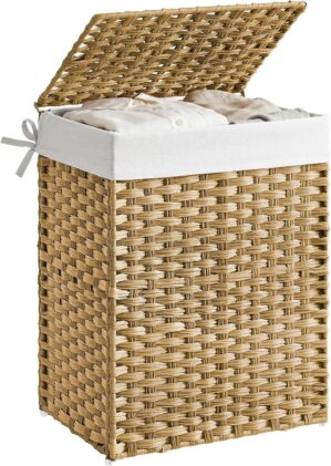 SONGMICS Laundry Basket, 90L Synthe...