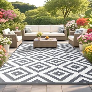 Outdoor Rug for Patios Waterproof, ...