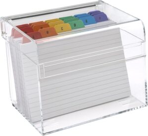 OSCO Medium Clear Acrylic Index Box...