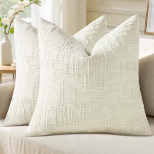 Homaxy Chenille Throw Cushion Cover...
