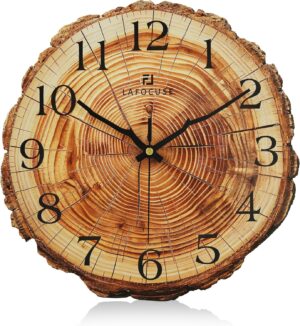 Lafocuse 12 Inch Brown Wooden Rusti...