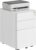 Vinsetto 3-Drawer Mobile Filing Cabinet Steel Lockable 39 x 48 x 59cm White