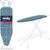 Minky Expert Blue 122 x 38 cm Ironing Board, Height Up To 96cm, UK Made