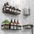 Shower Caddy, Shower Shelf No Drilling, Black- 4 Pack