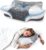 Memory Foam Cervical Neck Pillows – Side Sleeper Pillows for Pain Relief Contour Memory Foam Pillows Ergonomic Neck Support – Adjustable Orthopedic Bed Pillows with Breathable Pillowcase for Sleeping