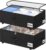 Kukikan Under Bed Storage on Wheels, 2-Pack 24 CM XXL 75L Rolling Under Bed Storage Bag with Zip, Simple Assembly Under Bed Storage Box with Lid & Label, Under Bed Drawers for Clothing, Shoes, Black