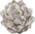 Britalia Antique White Distressed Ceramic Vintage Decorative Artichoke | 9cm Diameter | New Home Gift | Birthday Present