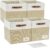 Bagnizer Collapsible Fabric Cube Storage Boxes, 33 x 38 x 33 cm, 4 Pack