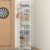 10-Tier Shoe Rack with Door and Hook, Shoe Storage for 20 Pairs, Trans