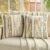 FUTEI Set of 2 Chenille Tufted Cushion Covers 45×45 cm,Rust+Blue+Yellow