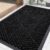 smiry Heavy Duty Door Mat, Non Slip Door Matts Indoor, 43x76cm, Black