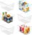 Vtopmart Fridge Organisers Plastic, Clear Kitchen Storage Boxes 6 Pack