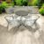 Aluminium Garden Furniture Set, Aluminium Bistro Furniture, 4 x Chairs, 1 x Table